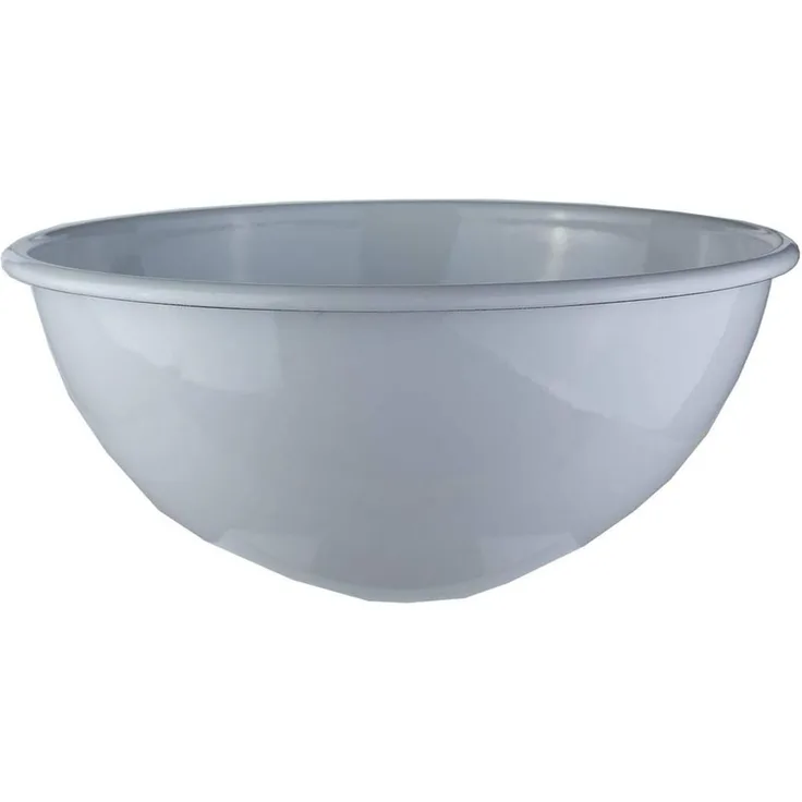 Riess Obst und Salatschüssel Emaille Weiß 26cm