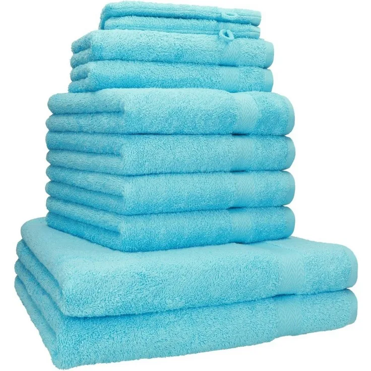Betz Handtuch Set 10-tlg. Handtuch-Set PREMIUM, 100% Baumwolle (10-St), 100% Baumwolle