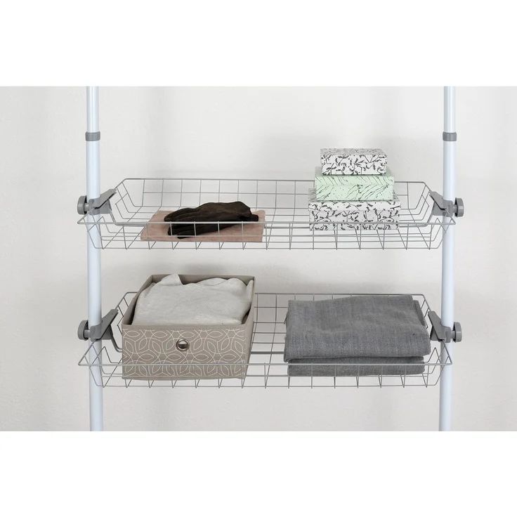 WENKO Organizer Herkules (Set, 2 St), Aufbewahrungskorb, perfekt für den begehbaren Kleiderschrank – Bild 3