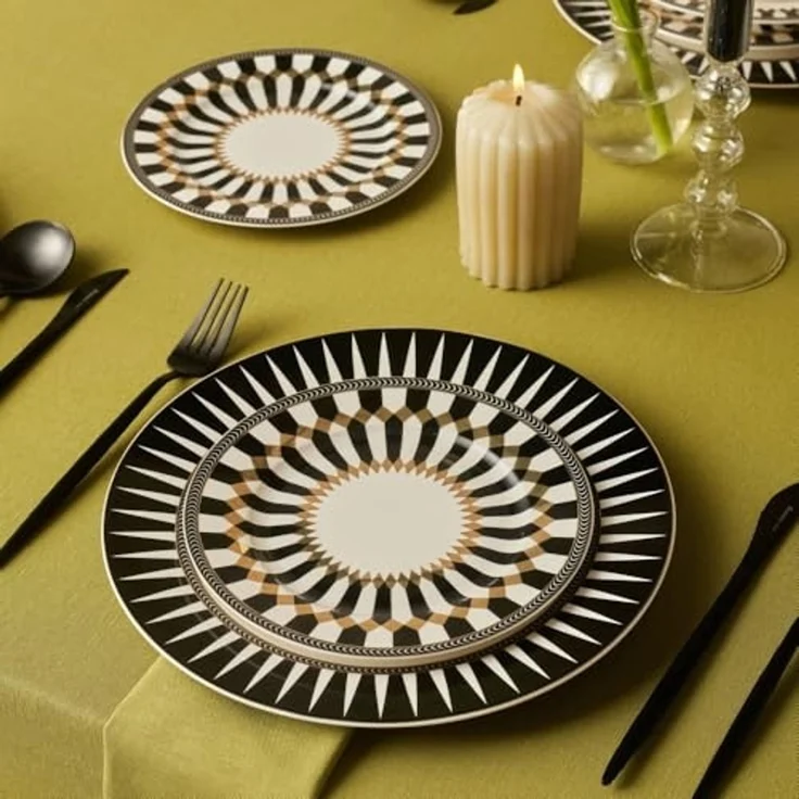 Karaca Geschirr-Set Karaca Elegance Bone Helsinki 24-teiliges Tafelservice für 6 Personen – Bild 6