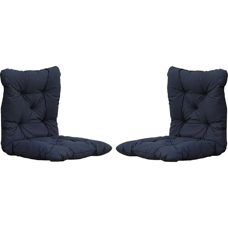 Chicreat Set mit 2 Sitzkissen 98 x 50 x 8 cm, Dunkelgrau – Bild 1