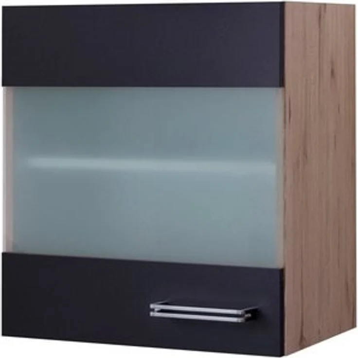 Flex-Well Glashängeschrank Antigua (B x H x T) 50 x 54,8 x 32 cm, mit Stollenglastüren – Bild 5