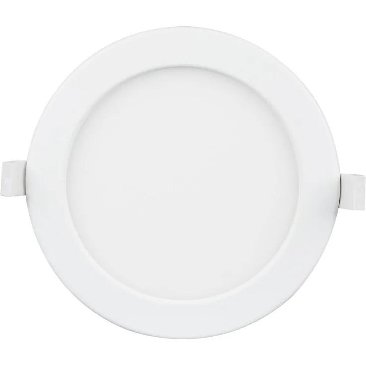 Heitronic 501378 LED Einbauleuchte Le Mans rund weiss 240x32 mm