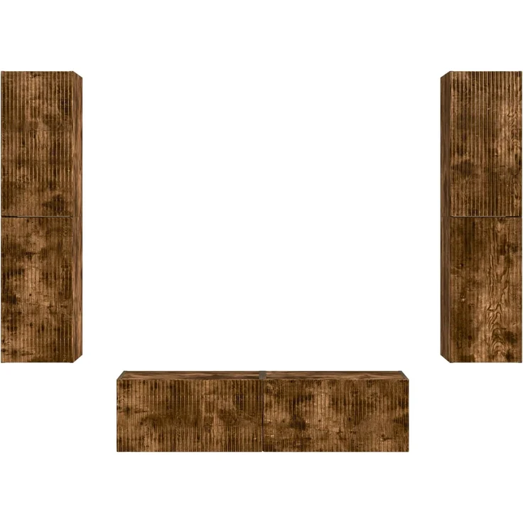 vidaXL TV-Schrankset 6 stk. 31 x 30 x 60 cm Räuchereiche 3409128 – Bild 7