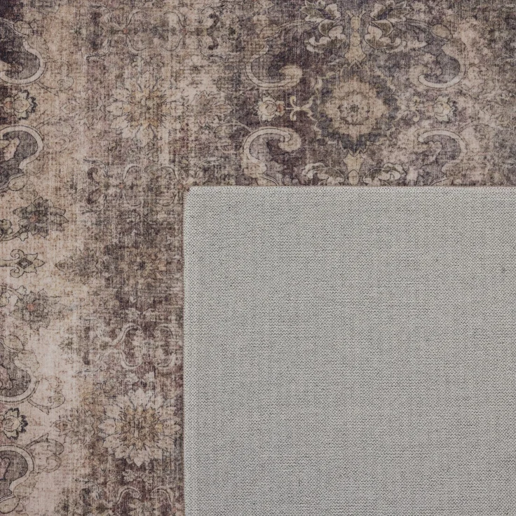 Kurzflor Teppich Inka 1147, rechteckig - 120 x 170 cm - Braun – Bild 6