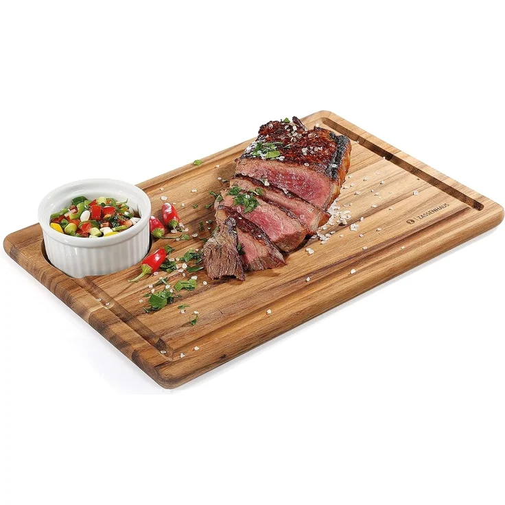 Steakbrett, Akazie 36 x 23 cm – Bild 2