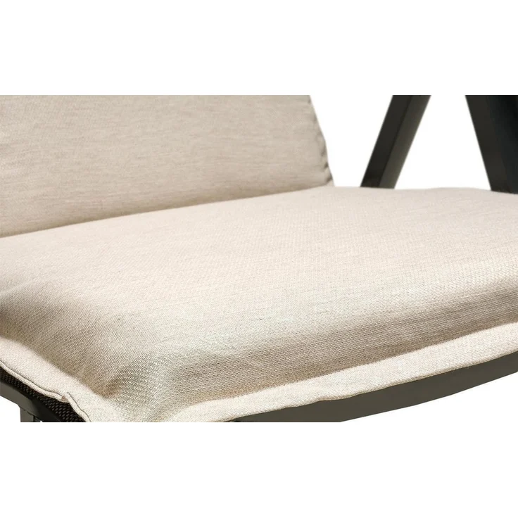 GO-DE Hochstuhlauflage Stuhlauflage CAMPO, 50 x 120 cm, Creme, Uni, (4 St), für Hochlehner-Stühle – Bild 3