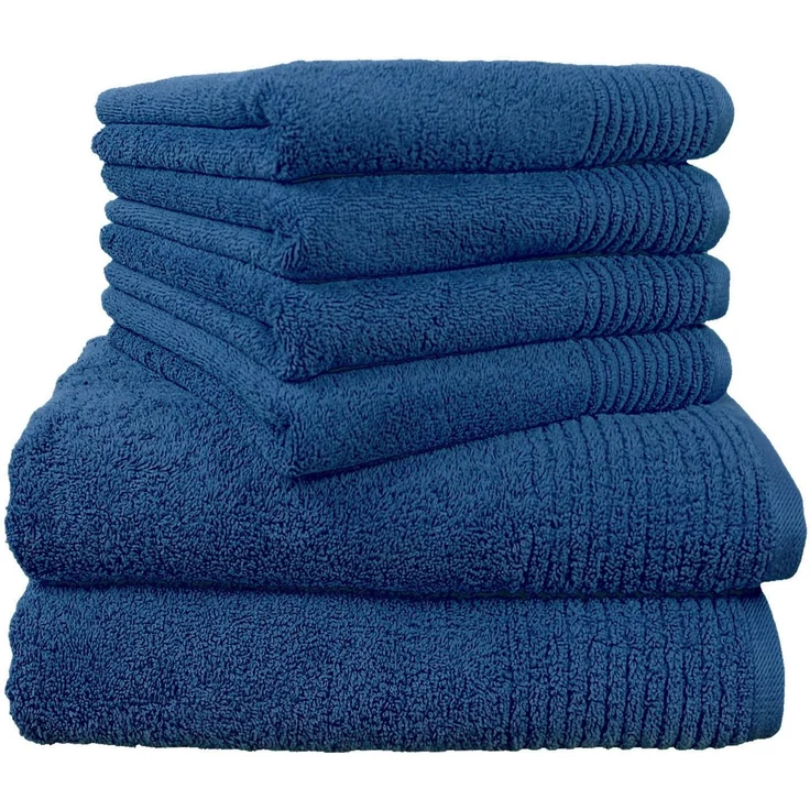 Dyckhoff Handtuch Set Brillant, Walkfrottee (Set, 6-St), mit Streifenbordüre,4 Handtücher (50x100cm), 2 Duschtücher (70x140cm) – Bild 1