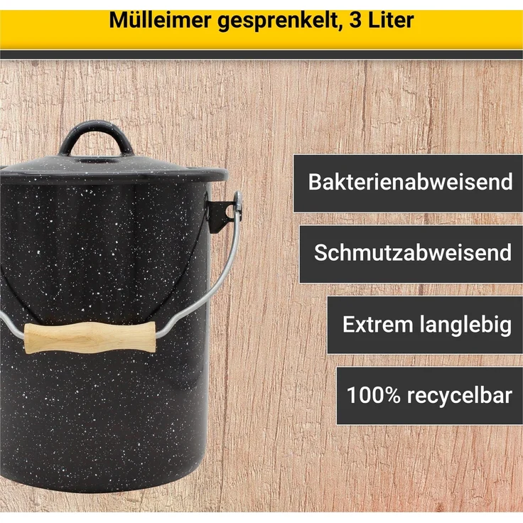 KARL KRÜGER Mülleimer mit Deckel – Bild 3