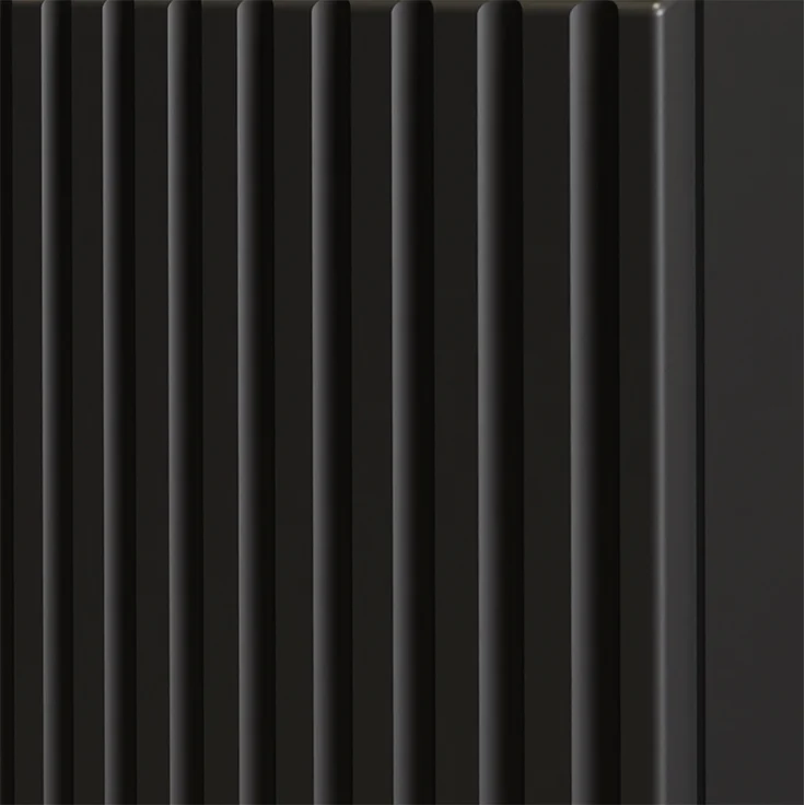 Waschtisch-Unterschrank 100cm, in schwarz mit Eiche, NEWPORT-56-BLACK – Bild 7