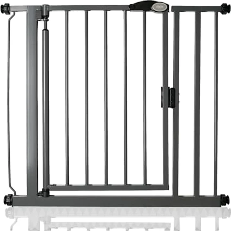 Bettacare Automatisch Schließendes Treppengitter, 82.2cm - 89.2cm, Schiefergrau, Druckmontage-Sicherheitsgitter, Babygitter, Sicherheitsschranke für Türen, Flure und Räume – Bild 2