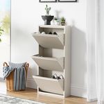 Schuhkipper Sokndal mit 3 Klappen Pfefferweiß [en. casa]