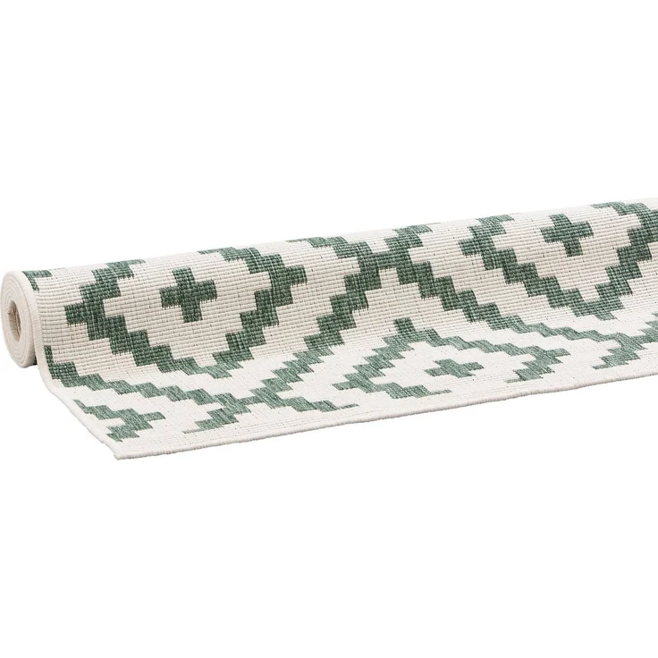 OTTO home Teppich Ronda Wendeteppich, rechteckig, Höhe: 5 mm, Sisal-Optik, Flachgewebe, In- und Outdoor, geometrisches Boho Design – Bild 2