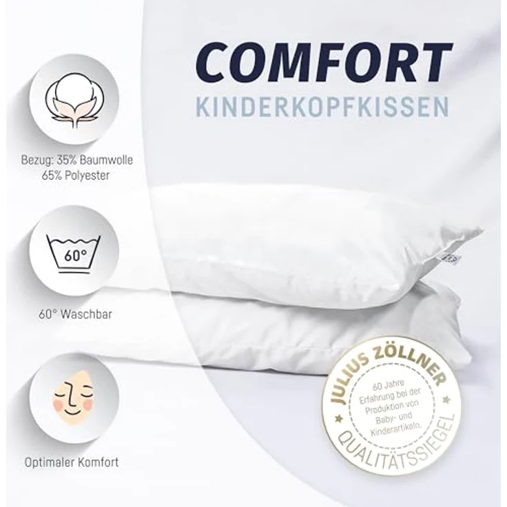 Julius Zöllner Kopfkissen Comfort 40/80 – Bild 3