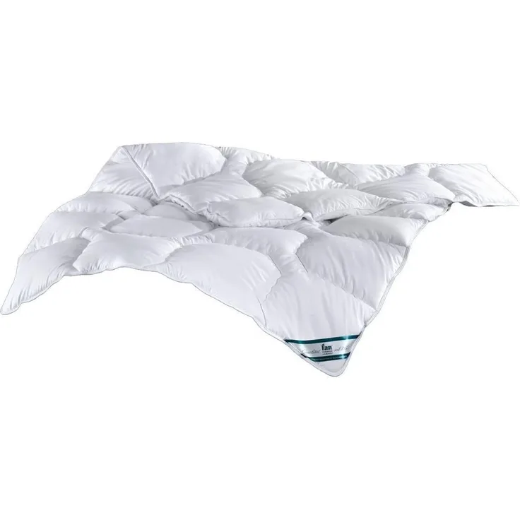 f.a.n. Kansas – Steppbett aus 100% Microfaser, kochfest und trocknergeeignet, auch für Allergiker, Ausführung: Duo-Steppbett, Größe: 200 x 220 cm