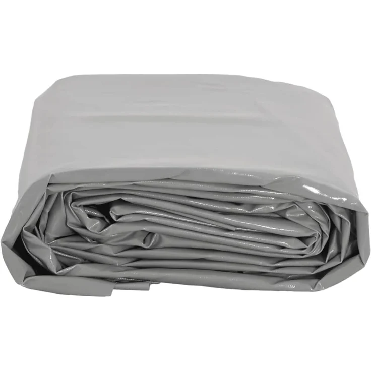 vidaXL Abdeckplane Grau 3x3 m 650 g/m² 156108 – Bild 3