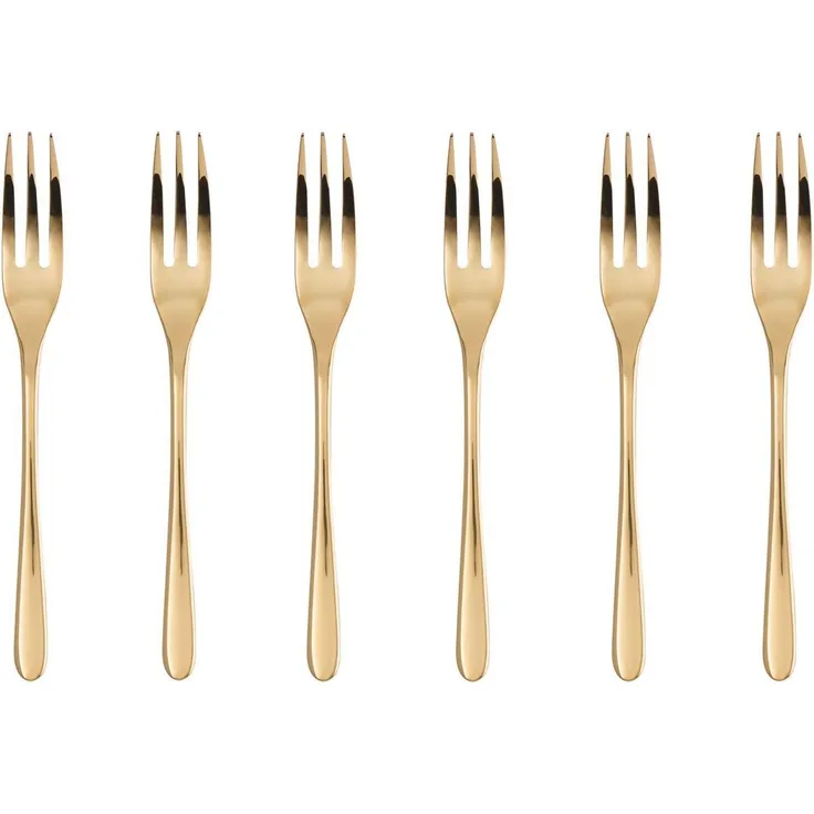 Sambonet Taste PVD 6 Forchette D Dolce Oro Lucido