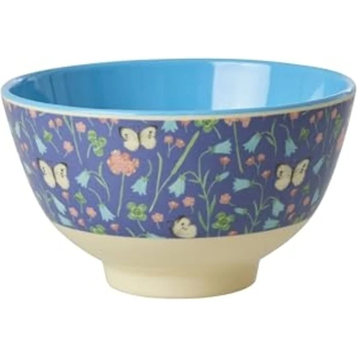 Rice Butterfly Field Print Melamine Bowl Small 300 ml – Bild 1