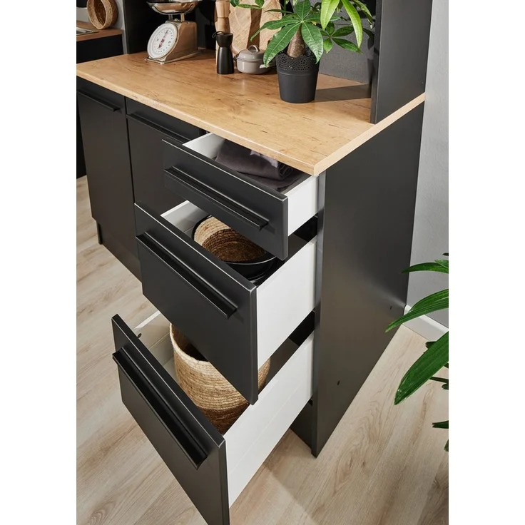BASIC by Balculina Buffet Jazz (1-St) Breite 120cm, Türen, Schubkästen, offenes Fach – Bild 4