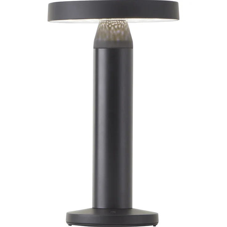 Brilliant LED Außen-Tischleuchte Magua LED Außentischleuchte, Solar, 22 cm, 220 lm, 4000 K, Metall, schwarz – Bild 3