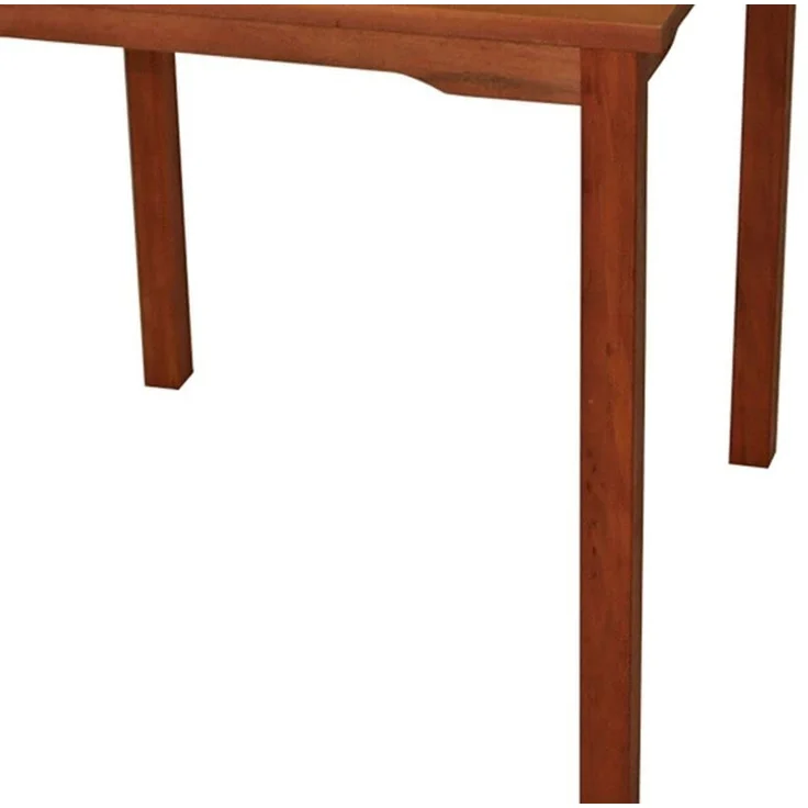 DEGAMO LAGO Gartentisch, Holz Eukalyptus, braun, 75x75cm – Bild 6