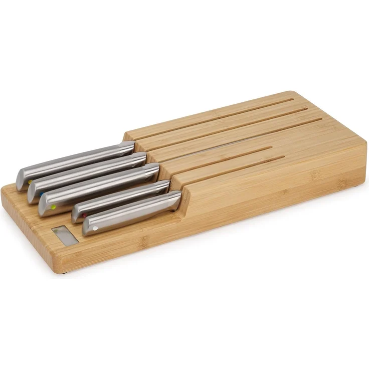 Joseph Joseph Elevate Stahlmesser mit Bambusblock