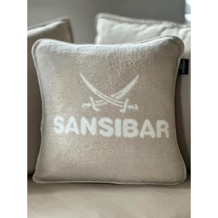 Sansibar Sylt Kissenbezug Jacquard Kissenhülle "Doubleface", Sansibar Dekokissen, 50x50 cm, besonders weich, angenehm wärmend, pflegeleicht, hautfreundlich – Bild 3