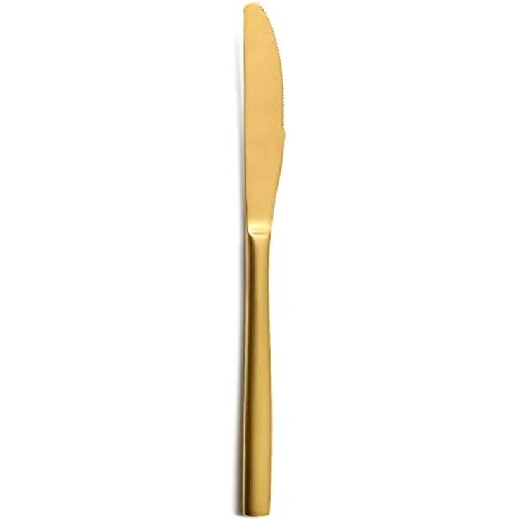 COMAS 6096 1xTafelmesser BARCELONA GOLD Edelstahl 18/10 / PVD-Beschichtung / Gold-Finish – Bild 1