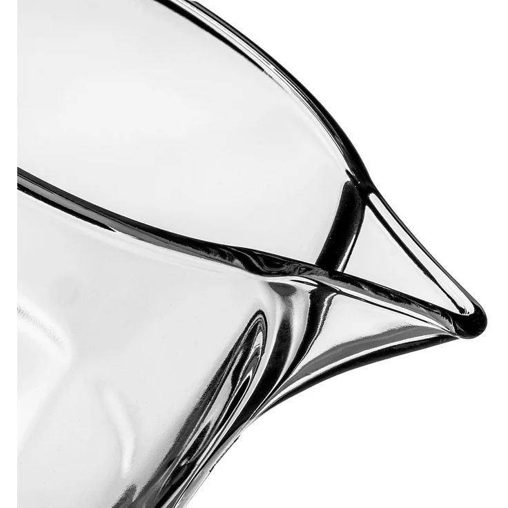 KADAX Krug, Glaskanne, Glaskrug aus robustem Glas, Wasserkrug mit Auslauf und handlichem Griff, Glaskaraffe für kalte Getränke, Saft, Milch, Eistee, transparent – Bild 5