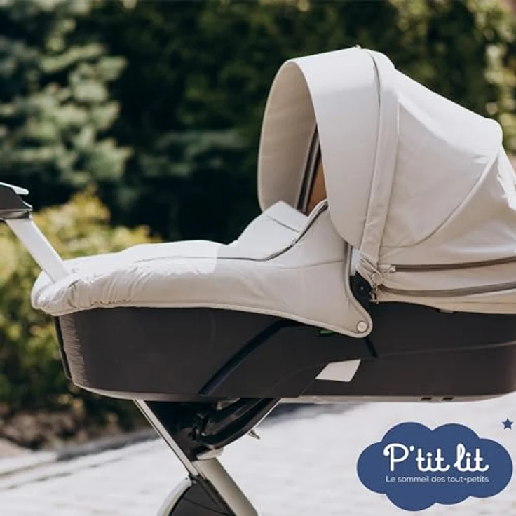 P'tit Lit - Bambus Matratzenschoner für Babykörbchen – Babywanne – Babywanne | Wasserdichter und milbendichter Matratzenschoner – saugfähig und leise – Bild 8