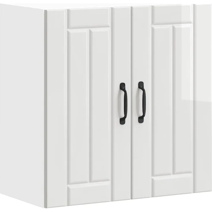 vidaXL Küchen-Hängeschrank Lucca Hochglanz-Weiß Holzwerkstoff 853819