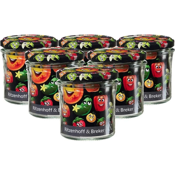 Ritzenhoff & Breker Smile Vorratsglas 435 ml 6er Set – Bild 1