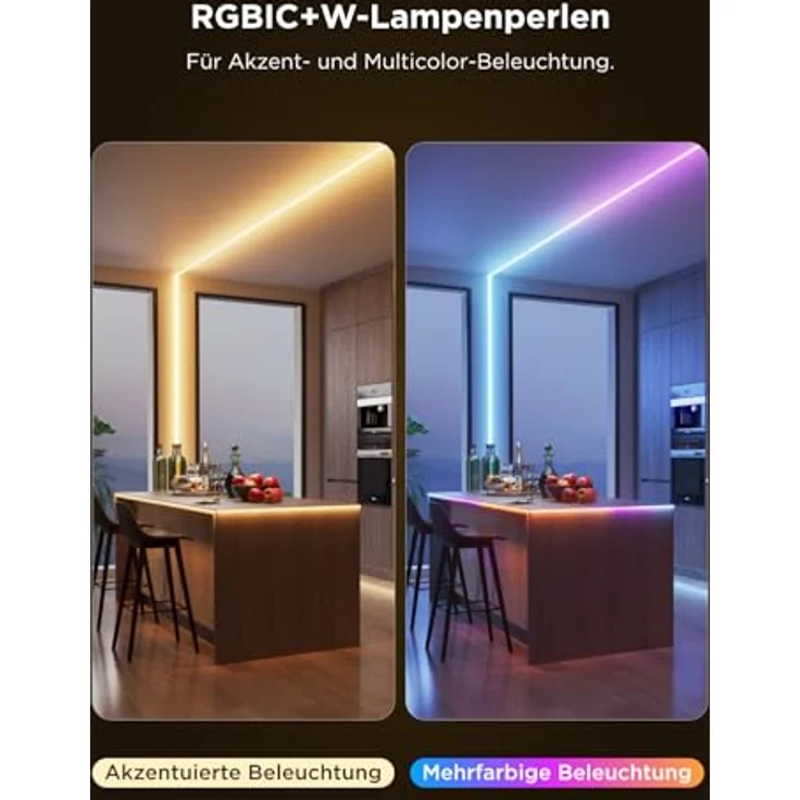 Govee COB Strip Light Pro 3m, Smart LED Strip RGBIC, Musik Sync, für Party, Schlafzimmer – Bild 3