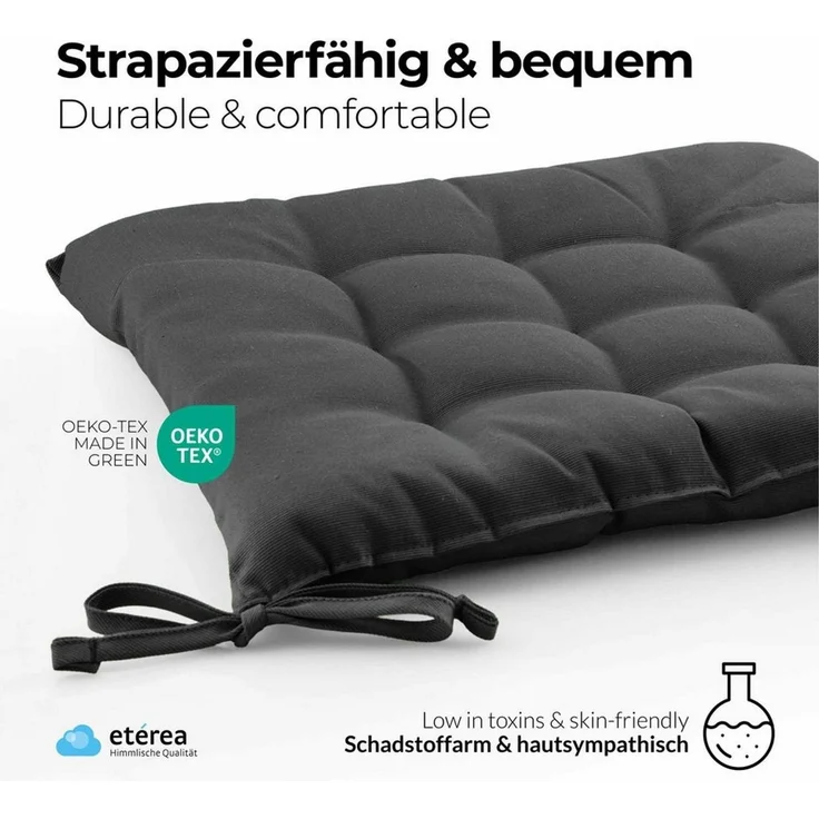 etérea Himmlische Qualität Sitzkissen etérea Sitzkissen Stuhlkissen Basic Auflage und – Bild 2