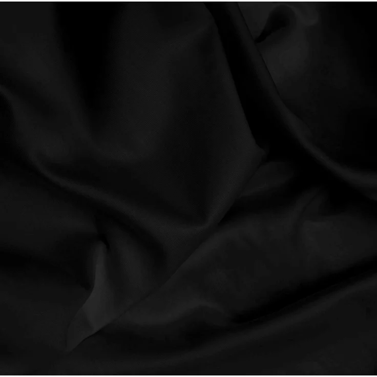 L'essentiel Maison 'De Black' Satin-Spannbettlaken für Einzelbetten (DE), Schwarz, 200+30 x 100 cm – Bild 2