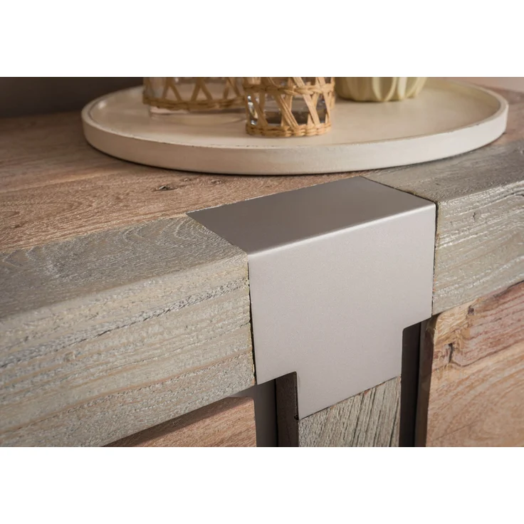 Highboard Akazie 110x45x142 beige lackiert Amsterdam #105 – Bild 7