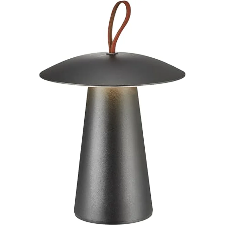 Nordlux Ara To Go 2, mobile Tischlampe schwarz mit IP54, 240lm und Akku – Bild 1