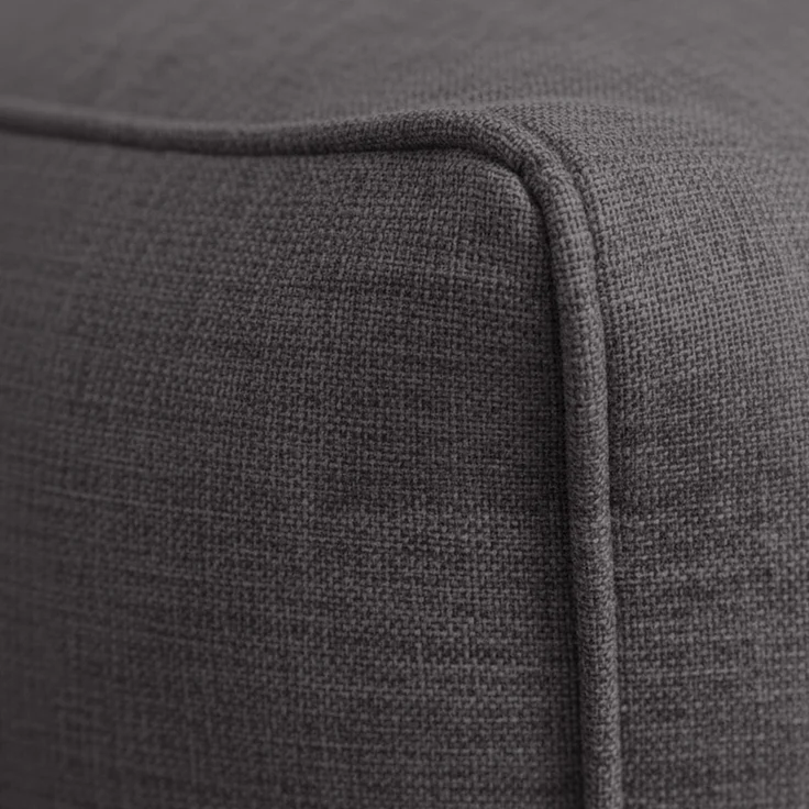 Green Bean® Indoor Sitzhocker Pouf 70x33x28cm EPS-Perlen Füllung -Home Linen Kuschelig Weich Waschbar - Drinnen Bodenkissen Liegekissen Sitzkissen Sitzhocker Sessel Kinder Erwachsene Stoff Dunkelgrau – Bild 7