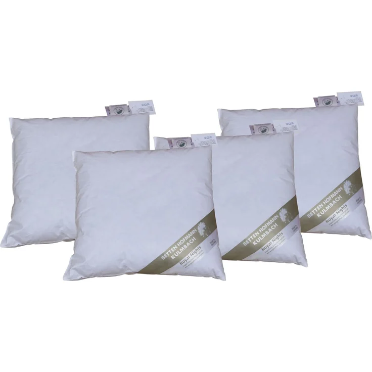 4 Stück Hofmann Kleinkissen 40x40 cm 220g Kuschelkissen Sofakissen Federkissen Dekokissen – Bild 2