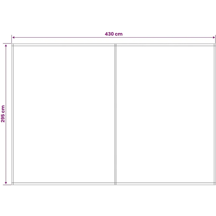 vidaXL Markisenersatzstoff Braun 450x300 cm Polyester 3444269 – Bild 4
