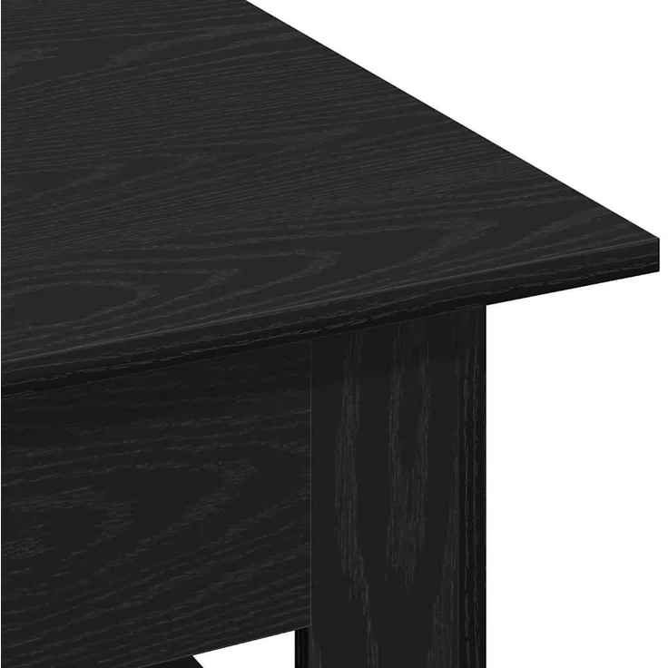 vidaXL Couchtisch Schwarz Eichen-Optik 102 x 55 x 42 cm Holzwerkstoff 862711 – Bild 7