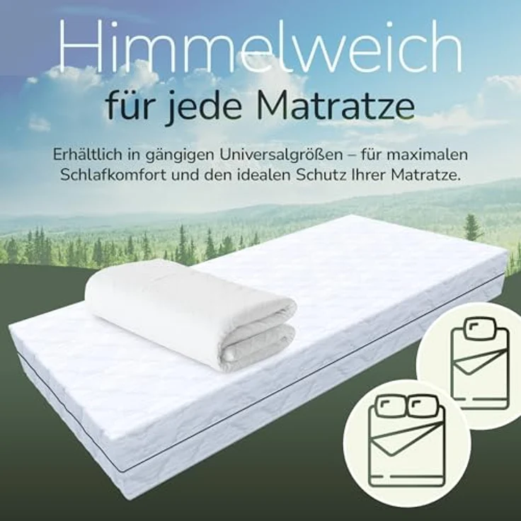 MSS e.K. Matratzenbezug "CLASSIC" 90 x 200 x 12 cm"" – Bild 3