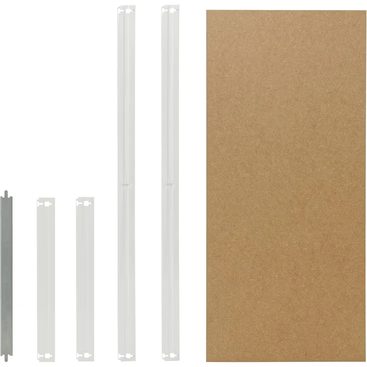 shelfplaza OFFICE 75x60 cm Fachboden-Set in lichtgrau für OFFICE Schwerlastregale mit 175 kg Traglast pro Boden