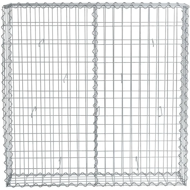 Gabione Steingabionen Steinkorb Gabionen Wand Drahtkorb 100 x 100 x 20 cm – Bild 9