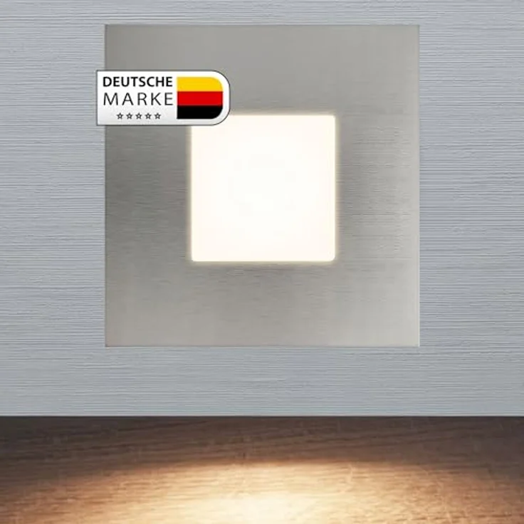 Maxkomfort LED Wandstrahler 6103, LED fest integriert, Warmweiß, 3000K, Treppenbeleuchtung – Bild 3