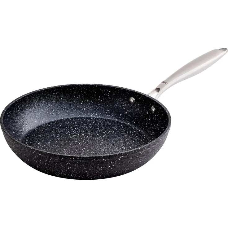 Homeware Bratpfanne, Aluminium schwarz, 28 x 5.7 cm, Antihaft PFAS-frei