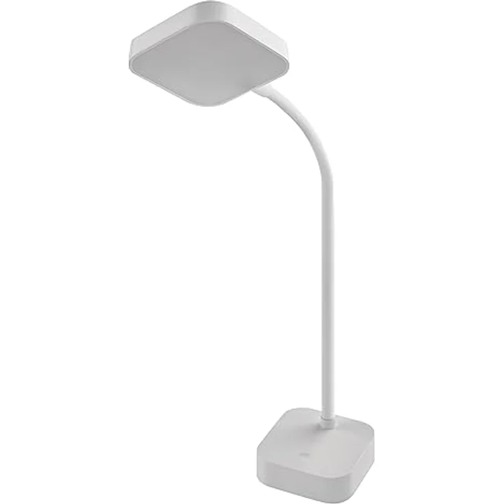 EMOS Akku-Schreibtischlampe EMILY, USB-aufladbar, 2W, kabellos, biegsam, stufenlos dimmbar, Helligkeit 100lm, weiß, Z7627 – Bild 7