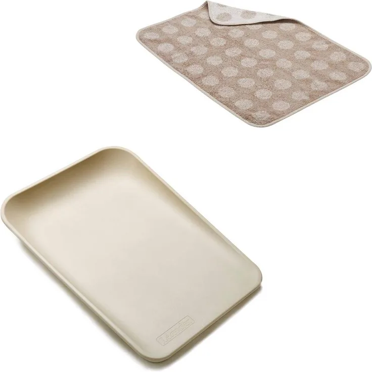 Leander Matty Wickelkissen In Der Farbe Cappuccino + Topper , 2 Stück (1Er Pack)