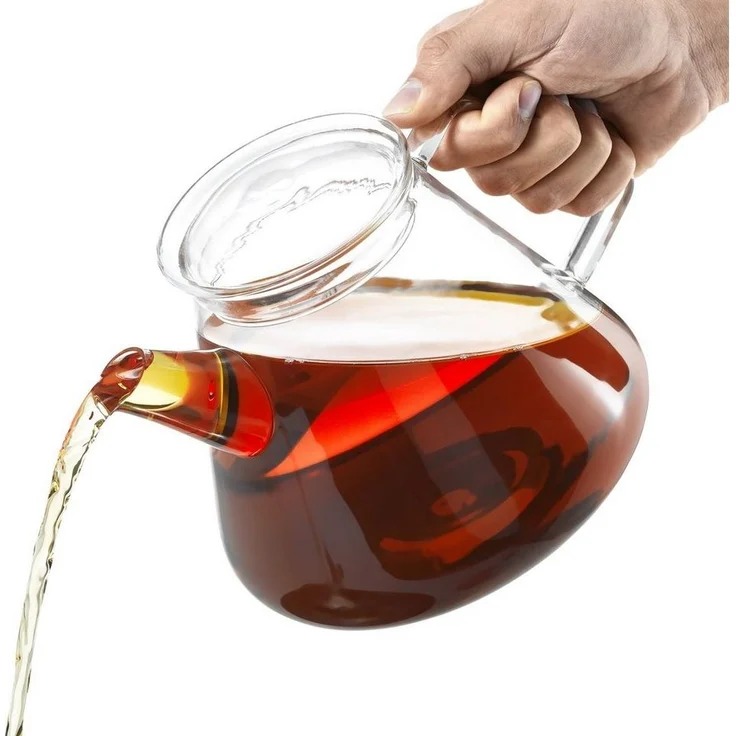 AdHoc Teekanne Orient+, 1,5 l, Borosilikatglas mit Edelstahlfilter, hitzebeständig & aromaschonend – Bild 1