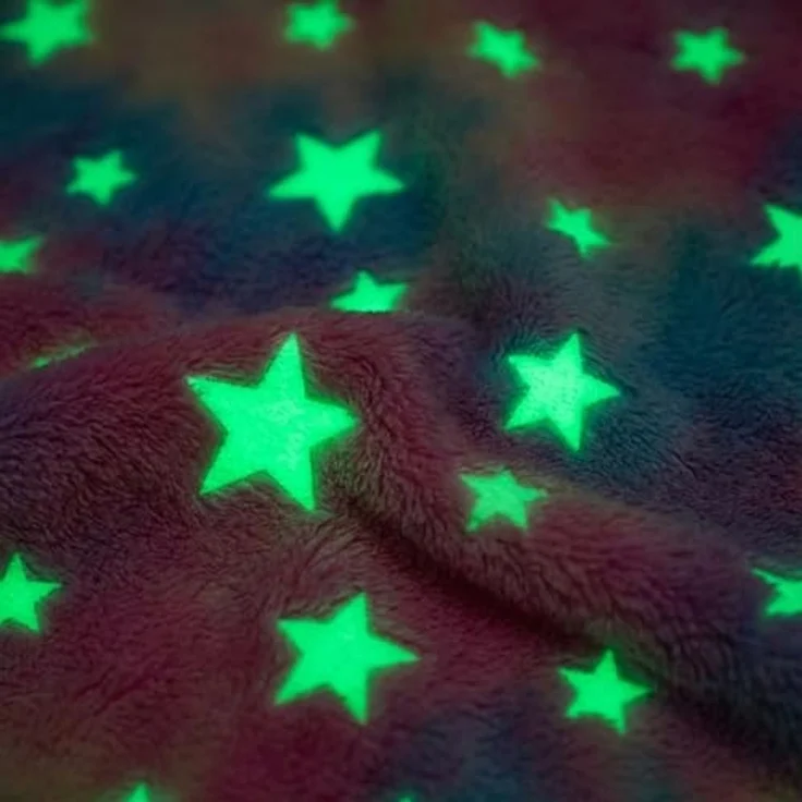 KANGURU Deluxe Glow Rainbow Decke und Überwurf 140 x 180 cm – Bild 4